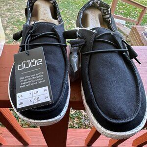 HEY DUDE WENDY BLACK CANVAS ODESSEY 7